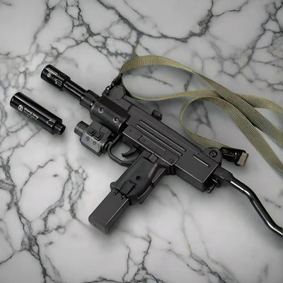 mini UZI lighter - LightersLuxe LightersLuxe Black